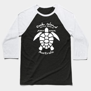 Diving with Sea Turtle - Cook Island Marine Reserve, Australia Baseball T-Shirt